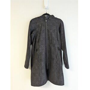 Lululemon Black Apres Yoga Dance in Snow Midi Fleece Lined Jacket